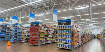 : El departamento de compras está dentro de una tienda local Walmart Super Center. / Shuterstock vía DIARIO FIANCIERO