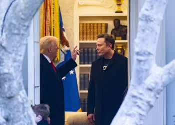 Donald Trump y Elon Musk hablando