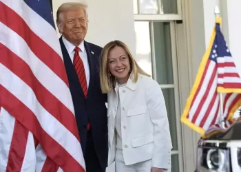 Donald Trump recibe a Giorgia Meloni en La Casa Blanca
