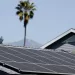 PASADENA, CALIFORNIA - FEBRUARY 25: A view of solar panels atop the roof of a home on February 25, 2025 in Pasadena, California. California officials are considering cutting household rooftop solar energy credits contending that solar customers don’t contribute a fair share to maintenance costs of the power grid. (Photo by Mario Tama/Getty Images)