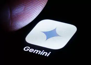 BERLIN, GERMANY - APRIL 25: The Google Gemini app, an AI-based, multimodal chatbot developed by Google, is displayed on a smartphone on April 25, 2025 in Berlin, Germany. (Photo Illustration by Thomas Trutschel/Photothek via Getty Images)