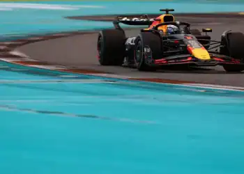 Vehículo Fórmula 1 en GP de Miami 2025