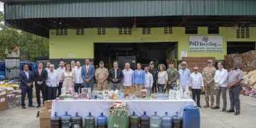 ADOPRON respalda incineración de productos ilícitos realizada por las autoridades