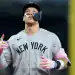 SEATTLE, WASHINGTON - MAY 14: Aaron Judge #99 of the New York Yankees reacts after his solo home run during the eighth inning against the Seattle Mariners at T-Mobile Park on May 14, 2025 in Seattle, Washington.   Steph Chambers/Getty Images/AFP (Photo by Steph Chambers / GETTY IMAGES NORTH AMERICA / Getty Images via AFP)