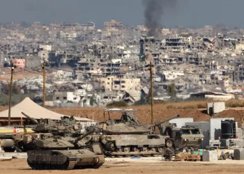 Israeli troops deploy at a position by Israel's border with the Gaza Strip on May 20, 2025. Israel's military has announced the expansion of its operations, saying it is aimed at "achieving all the war's objectives" including releasing hostages and "the defeat of Hamas", the Palestinian movement that runs Gaza. (Photo by Jack GUEZ / AFP)