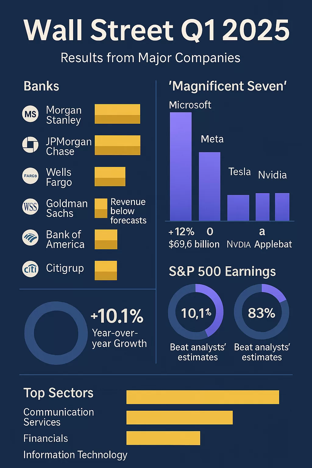 Imagen de reporte trimestral de Wall Street - DF