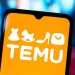 CANADA - 2025/03/27: In this photo illustration, the Temu logo is seen displayed on a smartphone screen. (Photo Illustration by Thomas Fuller/SOPA Images/LightRocket via Getty Images)
