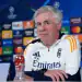 VALDEBEBAS, SPAIN - APRIL 15: Coach Carlo Ancelotti attends a press conference during a training session and press conference ahead of their UEFA Champions League 2024/25 quarter final second leg match at Ciudad Deportiva Real Madrid on April 15, 2025 in Valdebebas, Madrid, Spain. (Photo by Oscar J. Barroso / AFP7 via Getty Images)