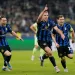 MILAN, ITALY - MAY 06:  Davide Frattesi of FC Internazionale celebrates his first goal during the UEFA Champions League 2024/25 Semi Final Second Leg match between FC Internazionale Milano and FC Barcelona at Giuseppe Meazza Stadium on May 06, 2025 in Milan, Italy. (Photo by Pier Marco Tacca/Getty Images)