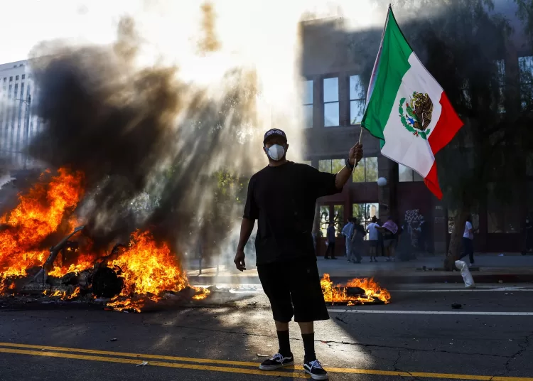 Disturbios Los Ángeles ICE
