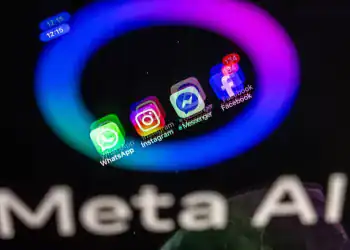dpatop - ILLUSTRATION - 27 May 2025, Mecklenburg-Western Pomerania, Schwerin: The Facebook, Messenger, Instagram and WhatsApp apps are shown on a smartphone display that reflects the logo of the AI application Meta AI. The Facebook group Meta can now start training its artificial intelligence systems on a large scale with user data from Germany. Photo: Jens Büttner/dpa (Photo by Jens Büttner/picture alliance via Getty Images)