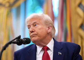 WASHINGTON, DC - MAY 28: U.S. President Donald Trump speaks during a swearing in ceremony for interim U.S. Attorney for Washington, D.C. Jeanine Pirro in the Oval Office of the White House on May 28, 2025 in Washington, DC. Trump has announced Pirro, a former Fox News personality, judge, prosecutor, and politician, after losing support in the Senate for his first choice, Ed Martin, over his views on the January 6, 2021 attack on the U.S. Capitol. (Photo by Andrew Harnik/Getty Images)