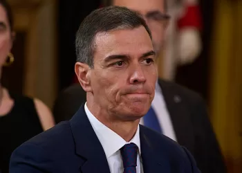 MADRID, SPAIN - JUNE 12: Prime Minister Pedro Sánchez attends the 40th anniversary of Spain's Accession Treaty To The European Communities at Royal Palace on June 12, 2025 in Madrid, Spain. (Photo by Carlos Alvarez/Getty Images)