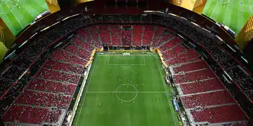 ATLANTA, GEORGIA - JUNE 16: General view inside the stadium during the FIFA Club World Cup 2025 group D match between Chelsea FC and Los Angeles Football Club at Mercedes-Benz Stadium on June 16, 2025 in Atlanta, Georgia. (Photo by Shaun Botterill - FIFA/FIFA via Getty Images)