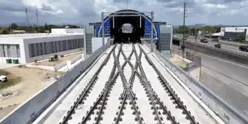 OPRET Concluye Colocación de Rieles en Línea 2C del Metro de Santo Domingo