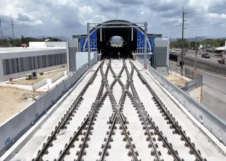OPRET Concluye Colocación de Rieles en Línea 2C del Metro de Santo Domingo