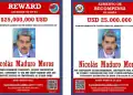 La DEA ofrece hasta USD 25 millones por Maduro