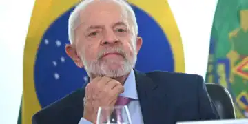 Brazil's President Luiz Inacio Lula da Silva attends the sanctioning of a bill at the Planalto Palace in Brasilia, Brazil, on November 6, 2024, after congratulating President-elect Donald Trump on his victory as president of the United States. (Photo by Ton Molina/NurPhoto via Getty Images)