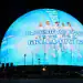 LAS VEGAS, NEVADA- MARCH 12: An advertisement for the Backstreet Boys: Into The Millennium concert is displayed on the Sphere, a music and entertainment venue,  on March 12, 2025 in Las Vegas, Nevada. (Photo by Kevin Carter/Getty Images)