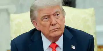 WASHINGTON, DC - JUNE 05: U.S. President Donald Trump delivers remarks during a meeting with German Chancellor Friedrich Merz in the Oval Office at the White House on June 05, 2025 in Washington, DC. Merz, who is visiting Washington for the first time since becoming Germany’s chancellor in May, is participating in an Oval Office meeting and working lunch with President Trump and is expected to discuss the conflict in Ukraine as well as tariffs and trade. (Photo by Anna Moneymaker/Getty Images)