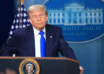 WASHINGTON, DC - JUNE 27: U.S. President Donald Trump answers questions during a press conference on recent Supreme Court rulings in the briefing room at the White House on June 27, 2025 in Washington, DC. The Supreme Court ruled 6-3 that individual judges cannot grant nationwide injunctions to block executive orders, including the injunction on President Trump’s effort to eliminate birthright citizenship in the U.S. The justices did not rule on Trump’s order to end birthright citizenship but stopped his order from taking effect for 30 days. (Photo by Joe Raedle/Getty Images)