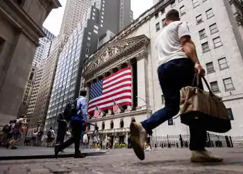 The New York Stock Exchange (NYSE) in New York, US, on Wednesday, July 2, 2025. US stocks were flat, erasing pre-market losses after a report showing an unexpected decline in employment raised concerns of slowing economic growth ahead of a more widely followed gauge of labor due Thursday. Photographer: Michael Nagle/Bloomberg via Getty Images