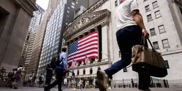 The New York Stock Exchange (NYSE) in New York, US, on Wednesday, July 2, 2025. US stocks were flat, erasing pre-market losses after a report showing an unexpected decline in employment raised concerns of slowing economic growth ahead of a more widely followed gauge of labor due Thursday. Photographer: Michael Nagle/Bloomberg via Getty Images