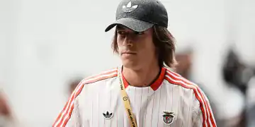 Alvaro Carreras left-back of Benfica of Spain during the FIFA Club World Cup 2025 round of 16 match between SL Benfica and Chelsea FC at Bank of America Stadium on June 28, 2025 in Charlotte, United States. (Photo by Jose Breton/Pics Action/NurPhoto via Getty Images)