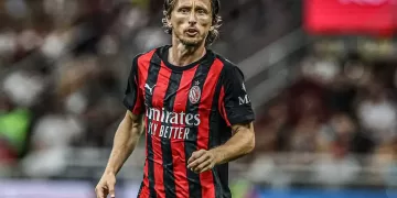 Luka Modric debutó con el AC Milan