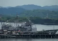 USS Lake Erie canal de Panamá