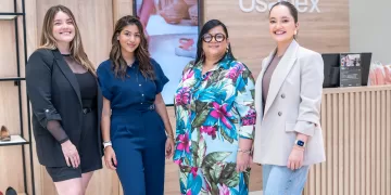 Tais Nunes, Valentina Núñez, Paola Pérez y Bruna Rauch