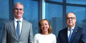 René Grullón, Sara María Concepción y Luis José Jiménez.