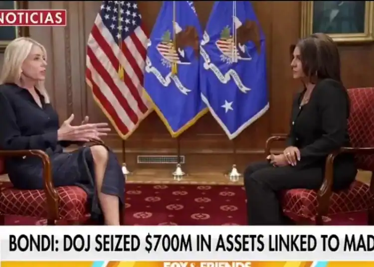 La fiscal general de Estados Unidos, Pamela Bondi