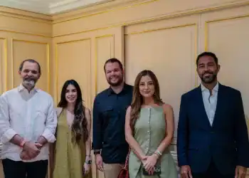 de izq a der: José Miguel Bonetti, Gabriela Avendaño, Orlando Jorge Villegas, Lucia Jaramillo y Persio Maldonado