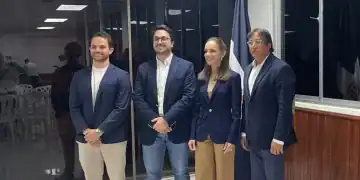 Jorge Guillermo Domínguez-Michelén (presidente), Janetty Rivera Torres (vicepresidente), Alexis Pión Guerrero (tesorero), Federico Tavárez Álvarez (secretario general) y Dámaso García (vocal).