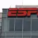 The logo of the television network ESPN is seen outside its facilities in Mexico City, Mexico, on August 31, 2024. (Photo by Jose Luis Torales/NurPhoto via Getty Images)
