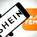 INDIA - 2025/08/07: In this photo illustration, a SHEIN logo is seen displayed on a smartphone with a TEMU logo in the background. (Photo Illustration by Avishek Das/SOPA Images/LightRocket via Getty Images)