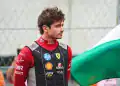 BUDAPEST, HUNGARY - AUGUST 3: Charles Leclerc of Monaco and Ferrari looks on during the national anthem during the F1 Grand Prix of Hungary at Hungaroring on August 3, 2025 in Budapest, Hungary. (Photo by Kym Illman/Getty Images)