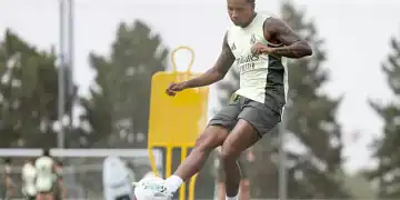 MADRID, SPAIN - AUGUST 06: Rodrygo Goes player of Real Madrid during training at Valdebebas training ground on August 06, 2025 in Madrid, Spain. (Photo by Antonio Villalba/Real Madrid via Getty Images)