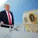 JOINT BASE ANDREWS, MARYLAND - AUGUST 15: U.S. President Donald Trump boards Air Force One on August 15, 2025 at Joint Base Andrews, Maryland. President Trump is traveling to Anchorage, Alaska, for peace talks with Russian President Vladimir Putin on the war in Ukraine. (Photo by Andrew Harnik/Getty Images)