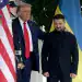 WASHINGTON, DC - AUGUST 18: U.S. President Donald Trump greets Ukrainian President Volodymyr Zelensky at the White House on August 18, 2025 in Washington, DC. President Trump is hosting President Zelensky at the White House for a bilateral meeting and later an expanded meeting with European leaders to discuss a peace deal between Russia and Ukraine. (Photo by Alex Wong/Getty Images)