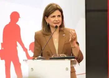 La vicepresidenta de la República, Raquel Peña