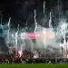 ASUNCION, PARAGUAY - SEPTEMBER 04: Fireworks are set after Paraguay's qualification to the 2026 FIFA World cup following the South American FIFA World Cup 2026 Qualifier match between Paraguay and Ecuador at Estadio Defensores del Chaco on September 04, 2025 in Asuncion, Paraguay. (Photo by Christian Alvarenga/Getty Images)