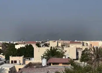 DOHA, QATAR - SEPTEMBER 09: Smoke rises from behind residential areas after the explosions in Doha, Qatar on September 09, 2025. Attack on Doha targets senior Hamas officials, top Israeli officials tell Channel 12. (Photo by Ali Altunkaya/Anadolu via Getty Images)