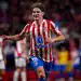Julian Alvarez of Atletico de Madrid celebrates his goal during the LaLiga EA Sports football match between Atletico de Madrid and Rayo Vallecano at Estadio Riyadh Air Metropolitano in Madrid, Spain, on September 24, 2025. (Photo by Alberto Gardin/NurPhoto via Getty Images)