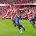 MADRID, SPAIN - SEPTEMBER 27: Julian Alvarez of Atletico de Madrid celebrates scoring his team's fourth goal during the LaLiga EA Sports match between Atletico de Madrid and Real Madrid CF at Riyadh Air Metropolitano on September 27, 2025 in Madrid, Spain. (Photo by Angel Martinez/Getty Images)