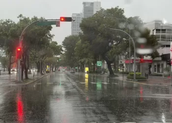 Foto de la W. Churchill el 24 de Octubre ante paso de tormenta Melissa / DF