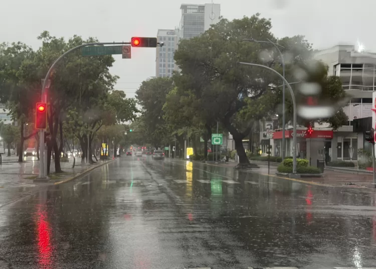 Foto de la W. Churchill el 24 de Octubre ante paso de tormenta Melissa / DF