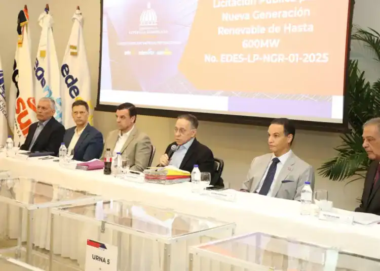 Gobierno lanza licitación de 600 MW renovables con baterías de almacenamiento por primera vez en la República Dominicana