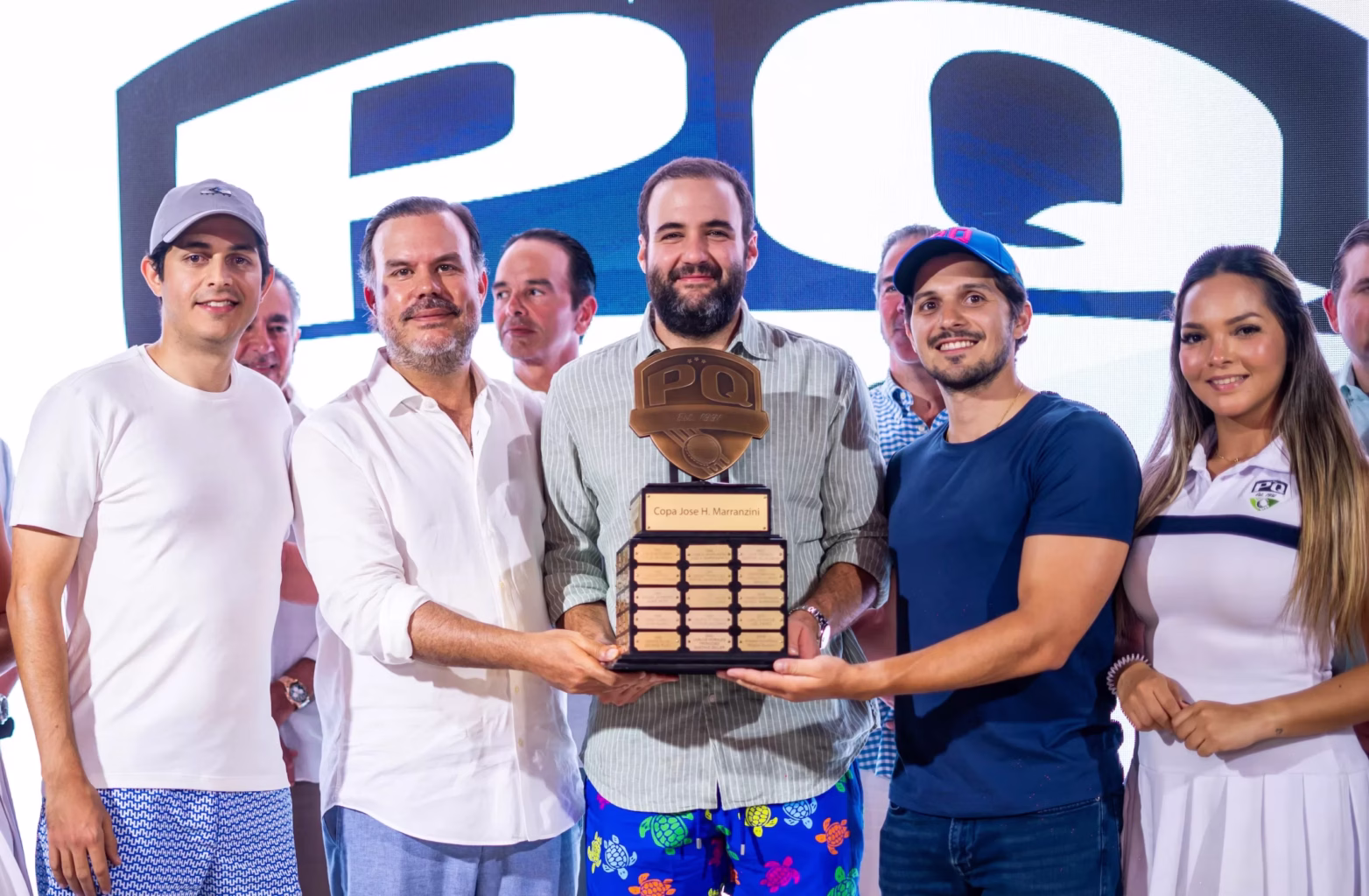 Ganadores del Torneo PQ- Michele Podestá, Alejandro Farach y José Bonetti